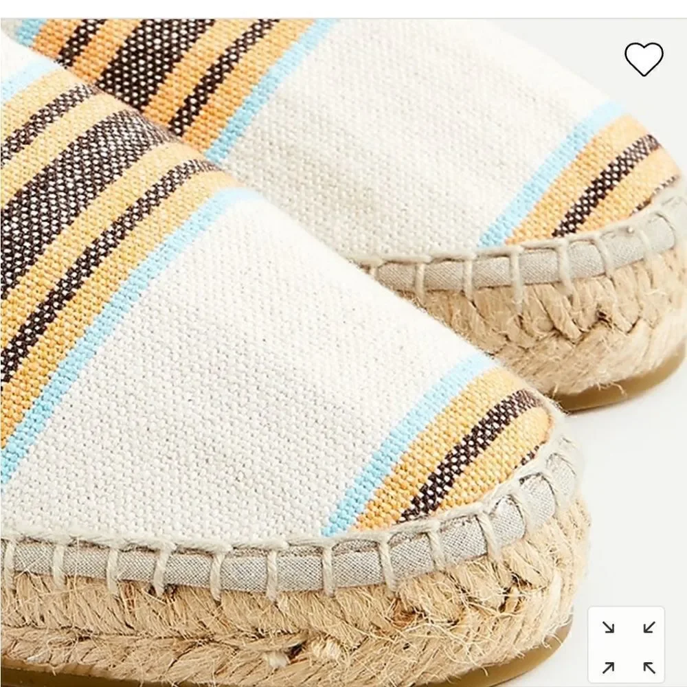 NWT J CREW ESPADRILLE Slip On